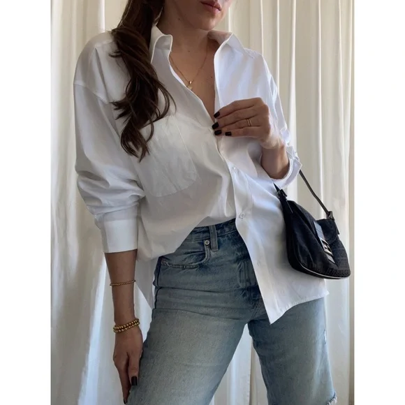 GISELE SHIRT — In White - Picture 5 of 10